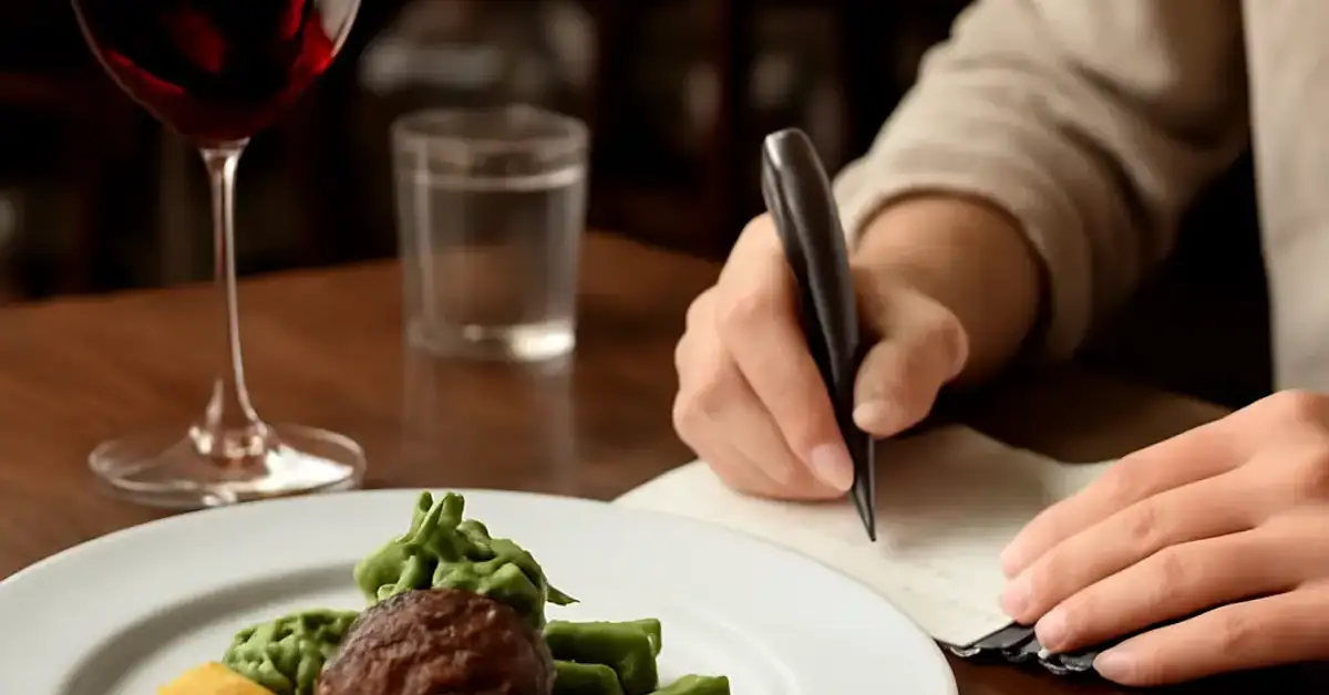 restaurant review checklist